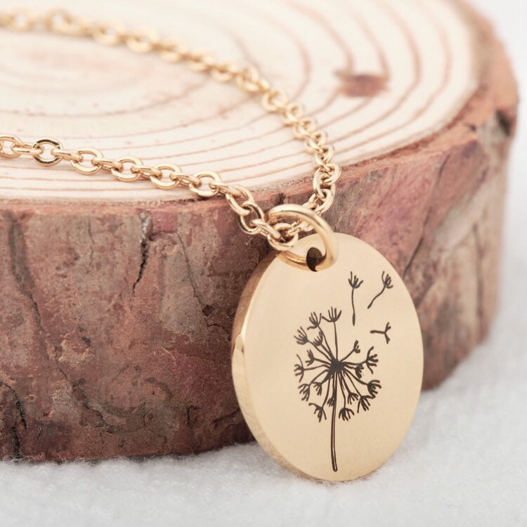 Mother Daughter Dandelion Necklace Set for 2 Mother of 2 Daughters Jewelry Set Mother of 4 mother of 3 mother of 5 mom daughter necklace set