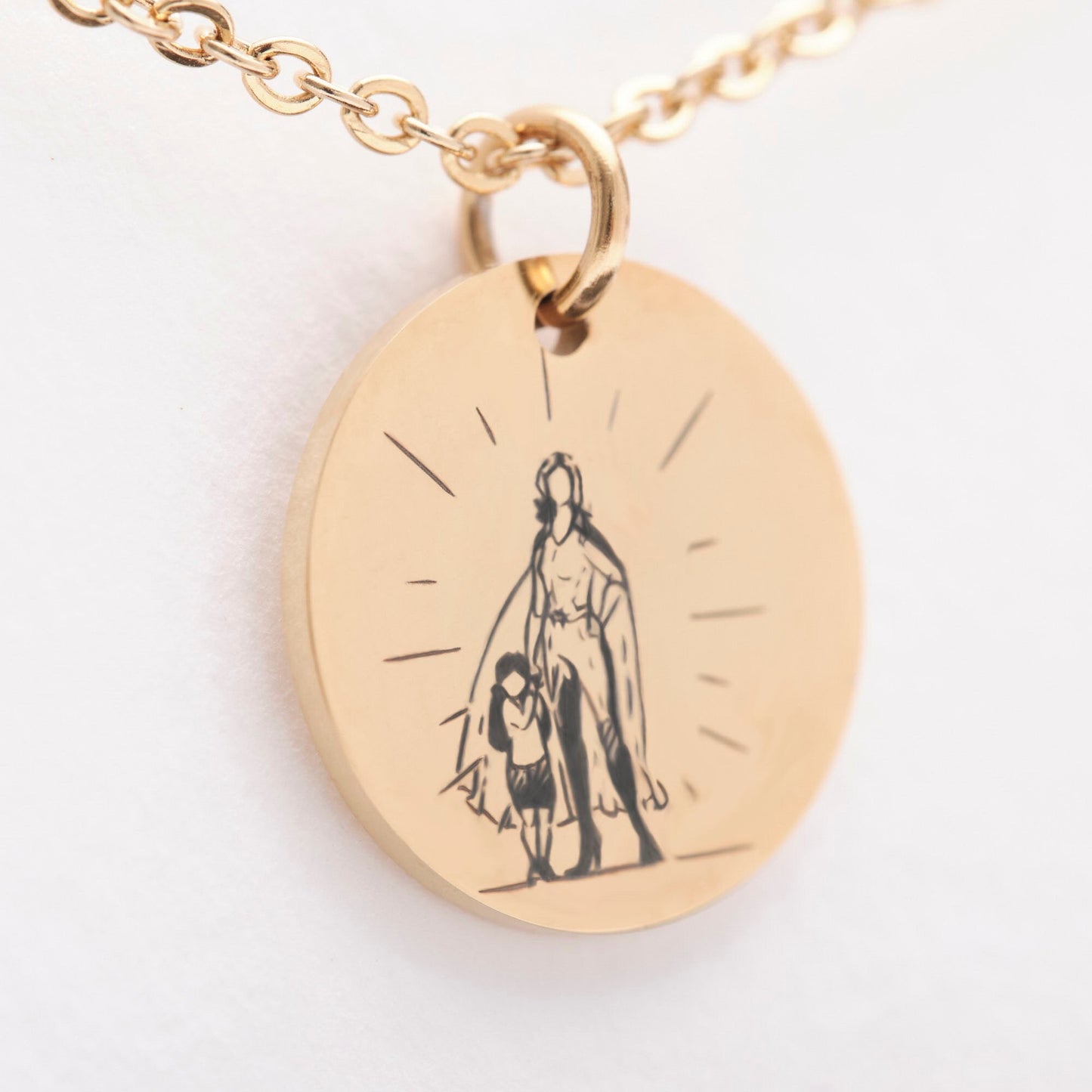 Wonder Mom Necklace Supermom Gift for Mom Gift Mother’s Day Gift