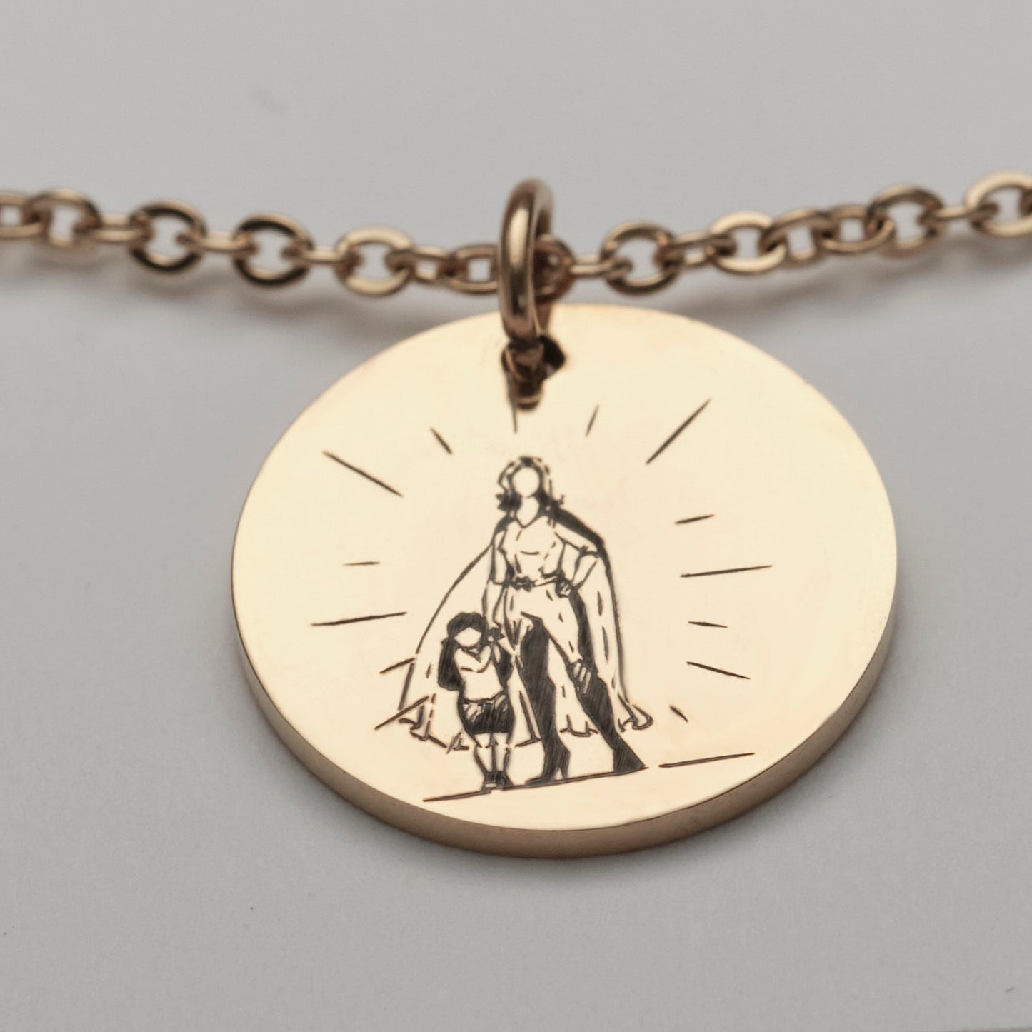 Wonder Mom Necklace Supermom Gift for Mom Gift Mother’s Day Gift