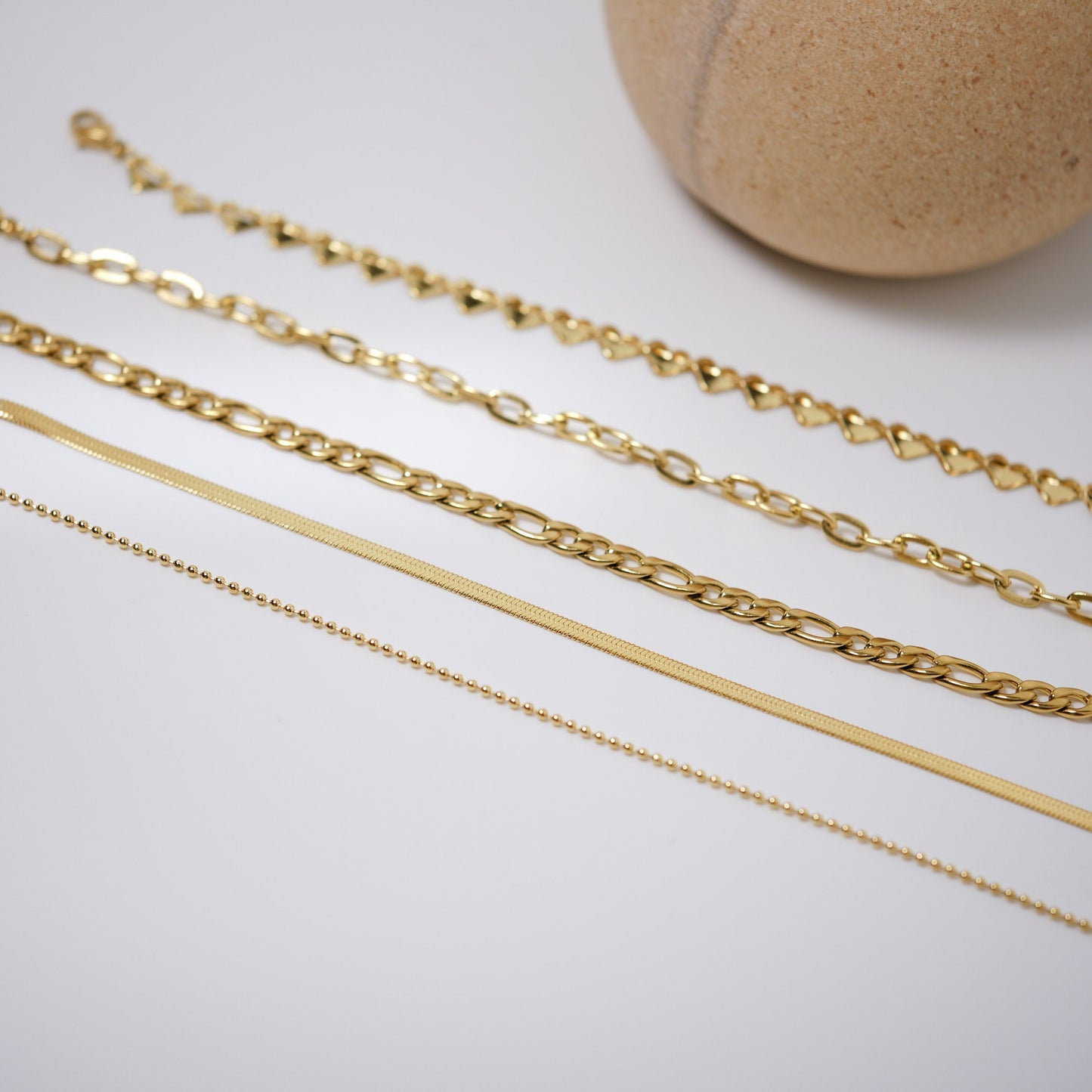 Gold Anklet, Anklets for woman, Cuban Anklet, Gold Chain Anklet, Layered Gold Anklet, Dainty Anklet, Mothers Day gifts, Waterproof Anklets