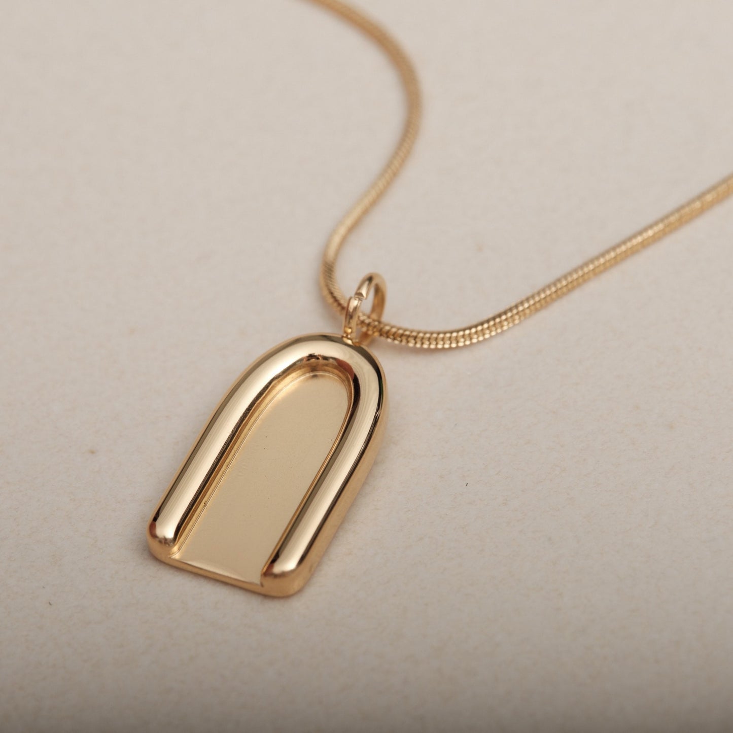 Tag Pendant Necklace Gold Tag Necklace Tag Necklace Herringbone Chain Necklace Waterproof Necklace Titanium Jewelry Stainless Steel