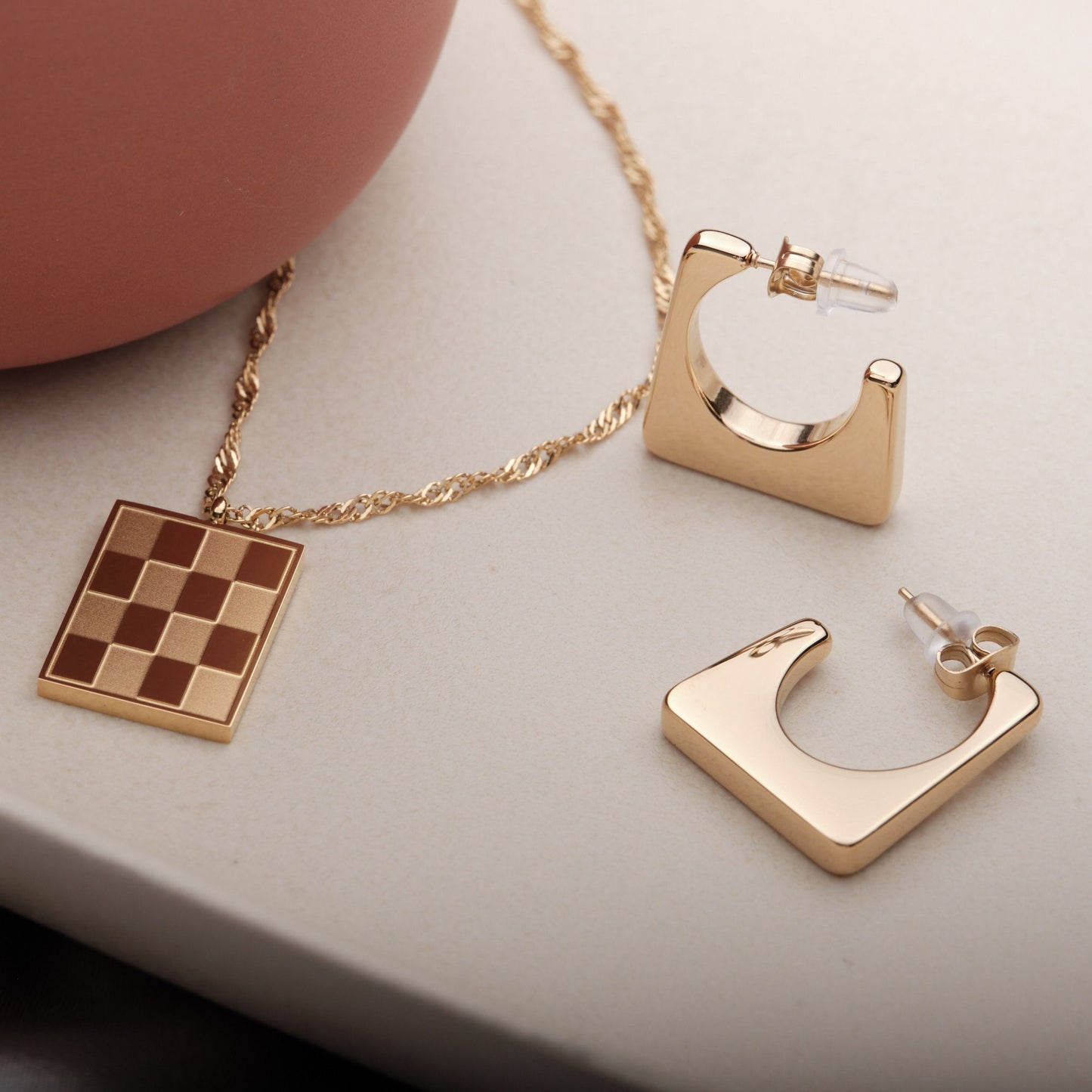 Square Hoop Earrings, Chunky Gold Sliver Hoop Earrings, Thick Gold Sliver Hoop Earrings, Vintage Gold Sliver Hoop Earrings, Simple Hoops