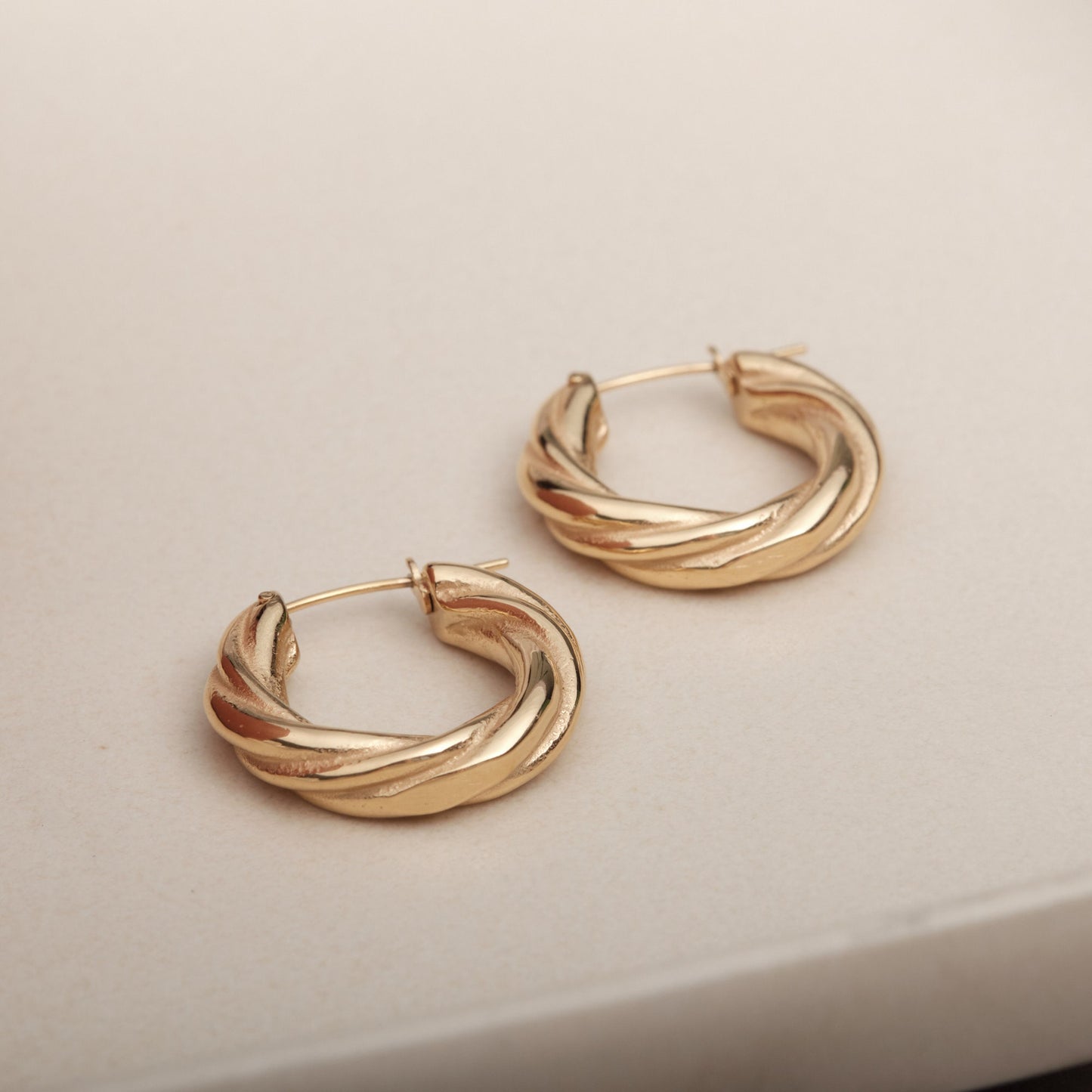 Gold Twisted Hoop Earrings Bold Gold Hoop Earrings Chunky Earrings Statement Hoops Gold Filled Hoops Earring Chunky Twisted Hoops Gold