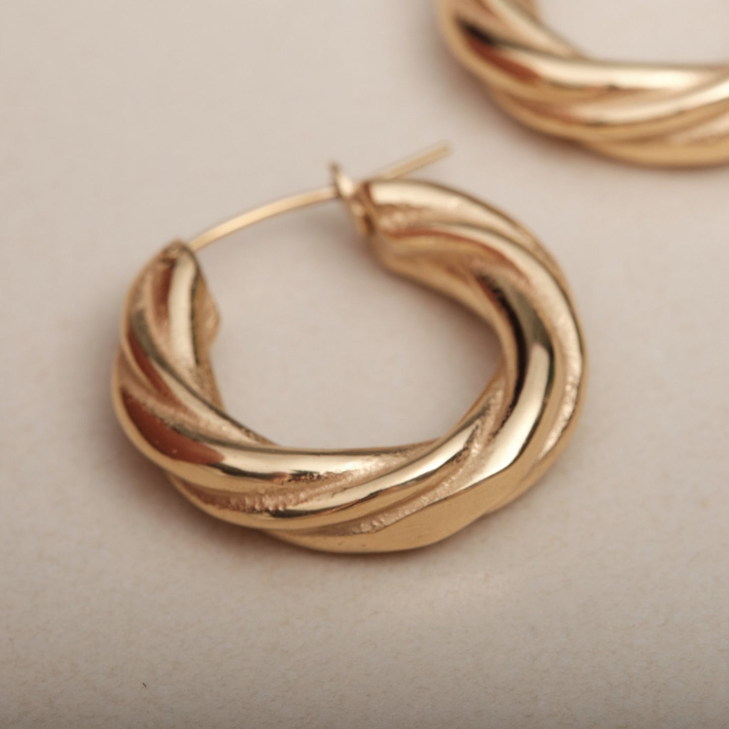 Gold Twisted Hoop Earrings Bold Gold Hoop Earrings Chunky Earrings Statement Hoops Gold Filled Hoops Earring Chunky Twisted Hoops Gold