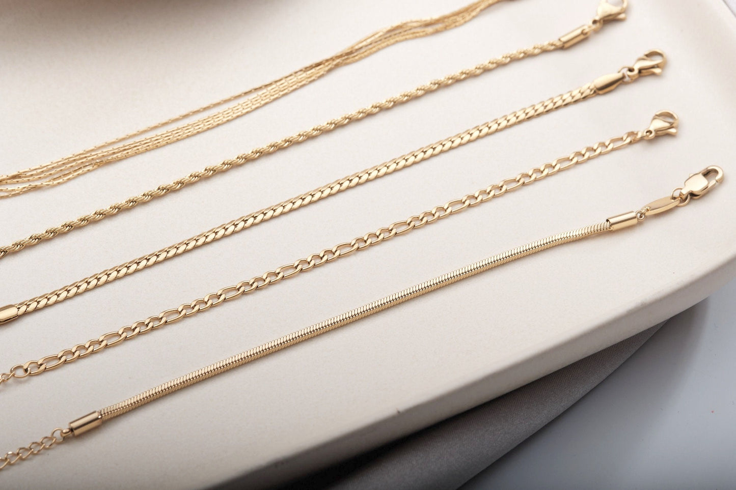 Gold Herringbone Bracelet, Stack Bracelet, Chunky Rope Chain Bracelet, Gold Chain Bracelet Women, Rope Bracelet, Gold Link Bracele