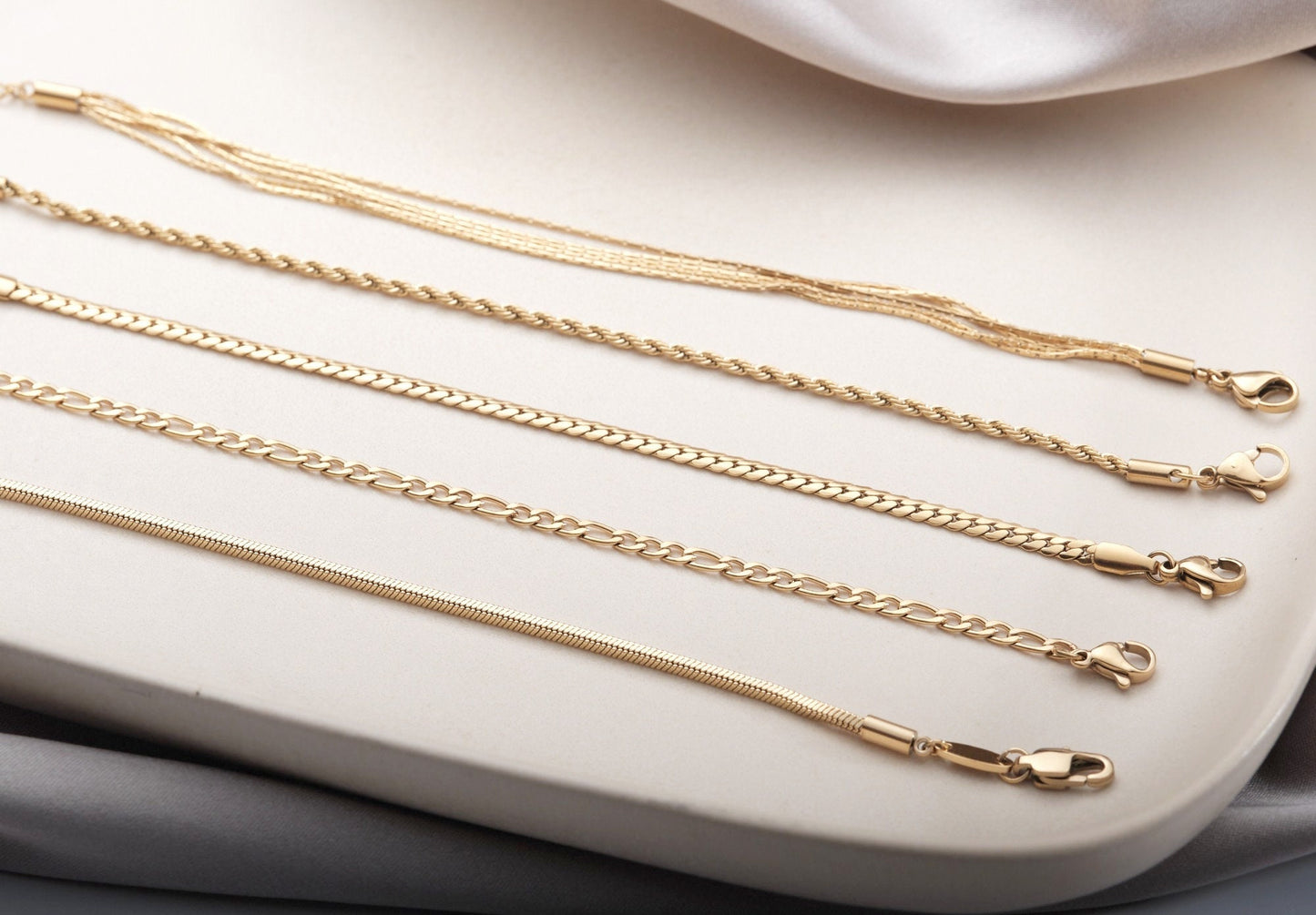 Gold Herringbone Bracelet, Stack Bracelet, Chunky Rope Chain Bracelet, Gold Chain Bracelet Women, Rope Bracelet, Gold Link Bracele