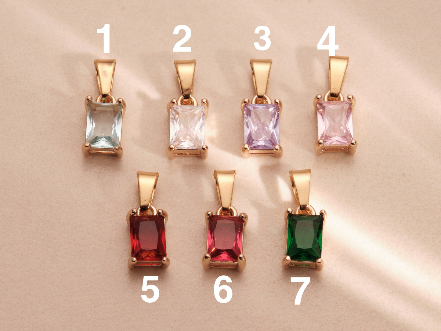 18K Gold Herringbone Chain Necklace Gemstone Necklace, CZ Choker Necklace, Crystal Zircon Pendant, Snake Chain Necklace Waterproof Jewelry