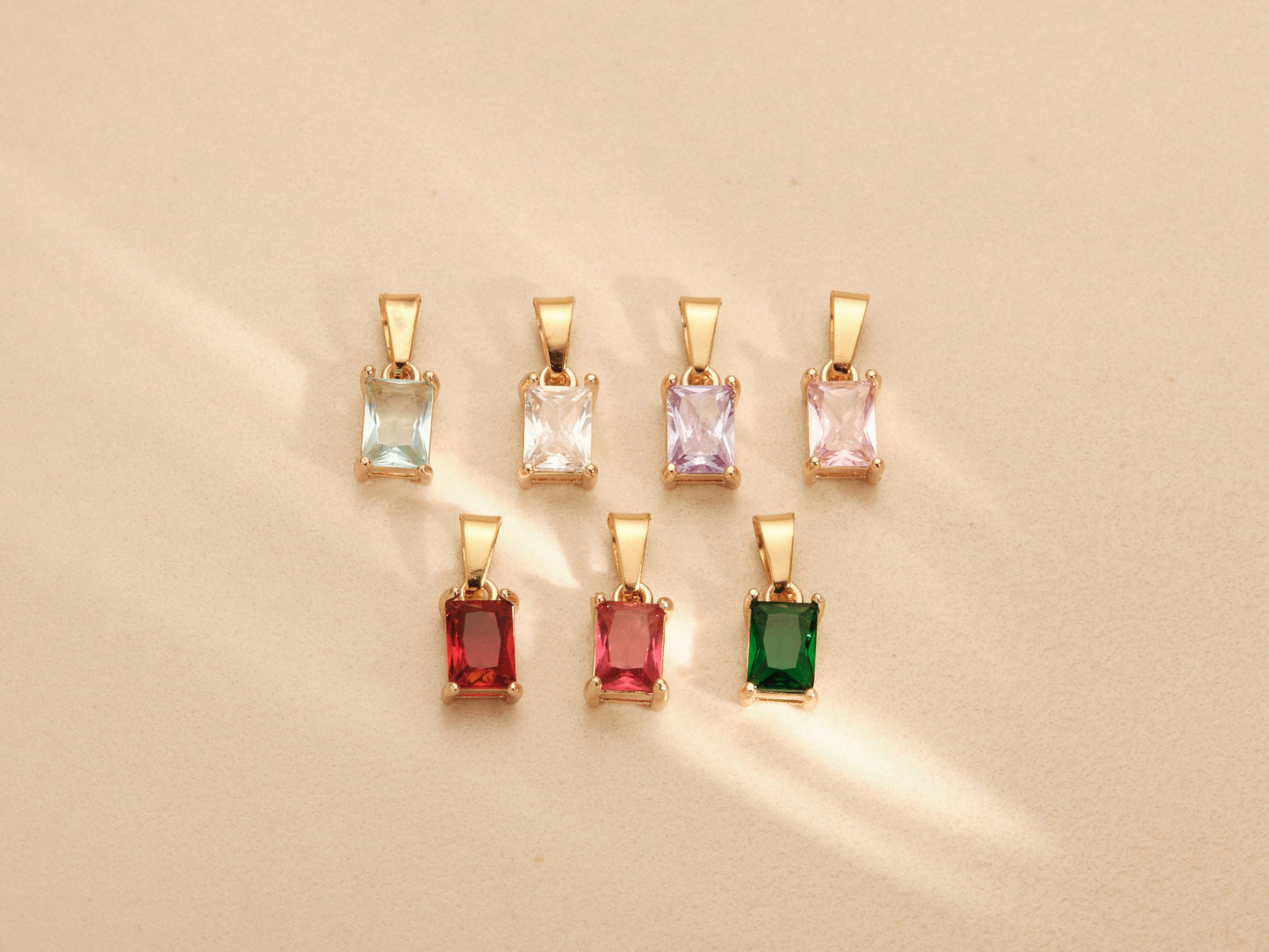 18K Gold Herringbone Choker Necklace Zirconia Gemstone Necklace, CZ Choker Necklace, Zircon Pendant, Snake Chain Choker Waterproof Necklace