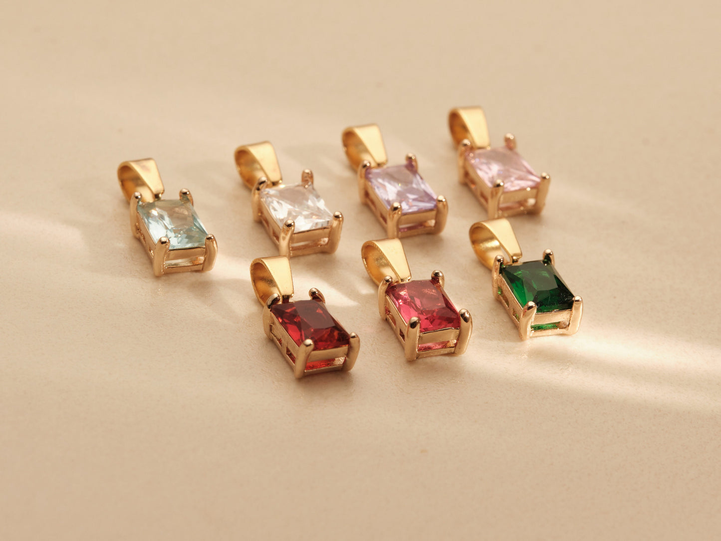 18K Gold Herringbone Choker Necklace Zirconia Gemstone Necklace, CZ Choker Necklace, Zircon Pendant, Snake Chain Choker Waterproof Necklace