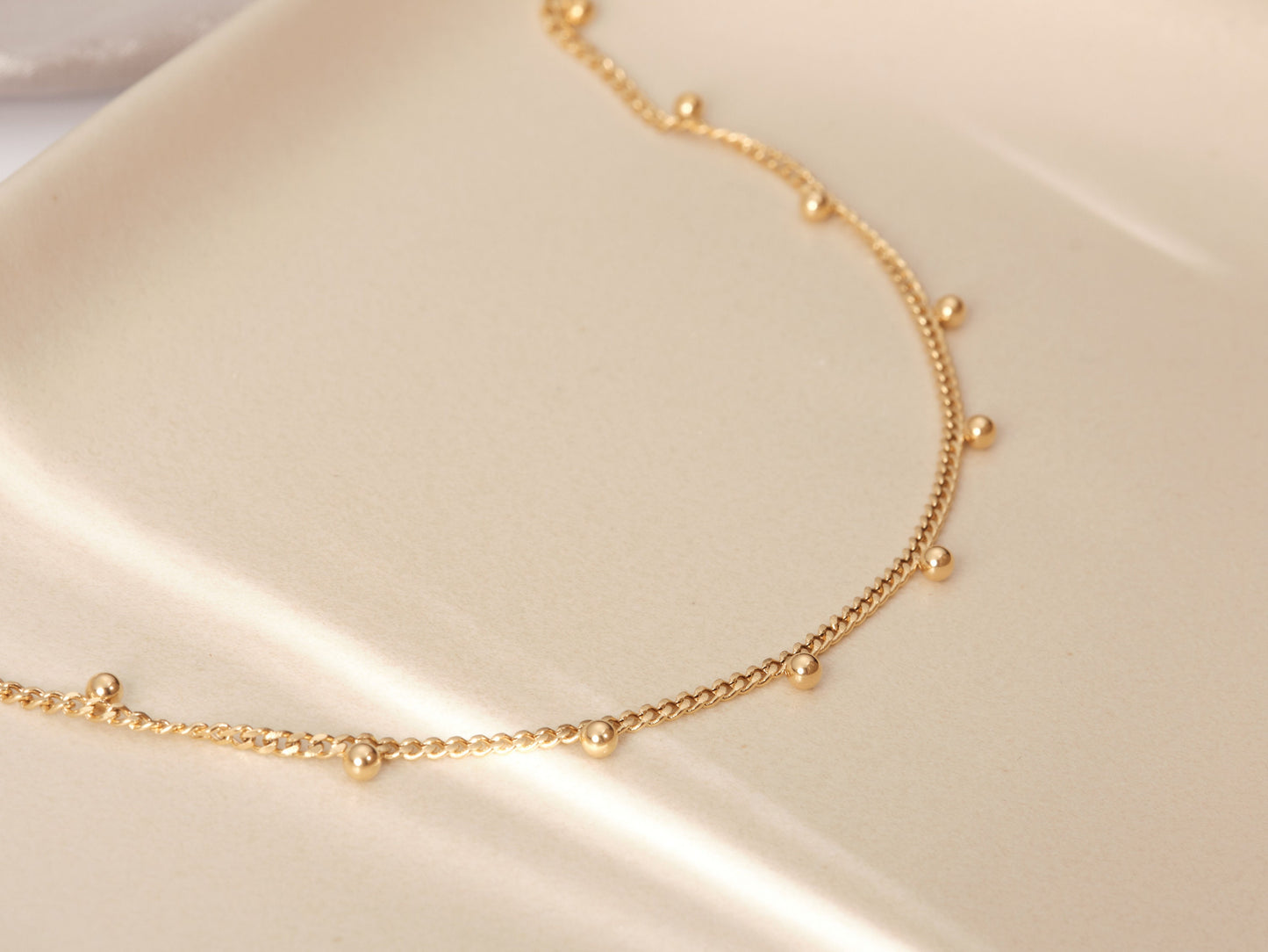 Gold Amethyst chain necklace, Natural Amethyst necklace, tiny amethyst beads chain, raw amethyst chain, tiny amethyst stone necklace gift