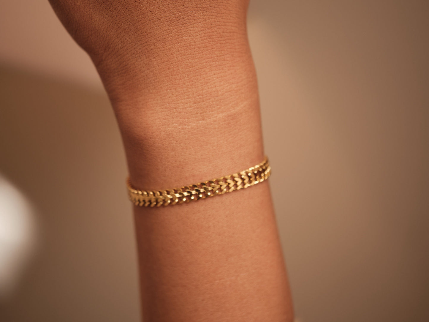 Gold Mesh Bracelet Vintage Jewelry Gold Bracelet Stainless Steel Waterproof Anti tarnish Gold Jewelry Gift For Her Him Mom Bracelet Gift