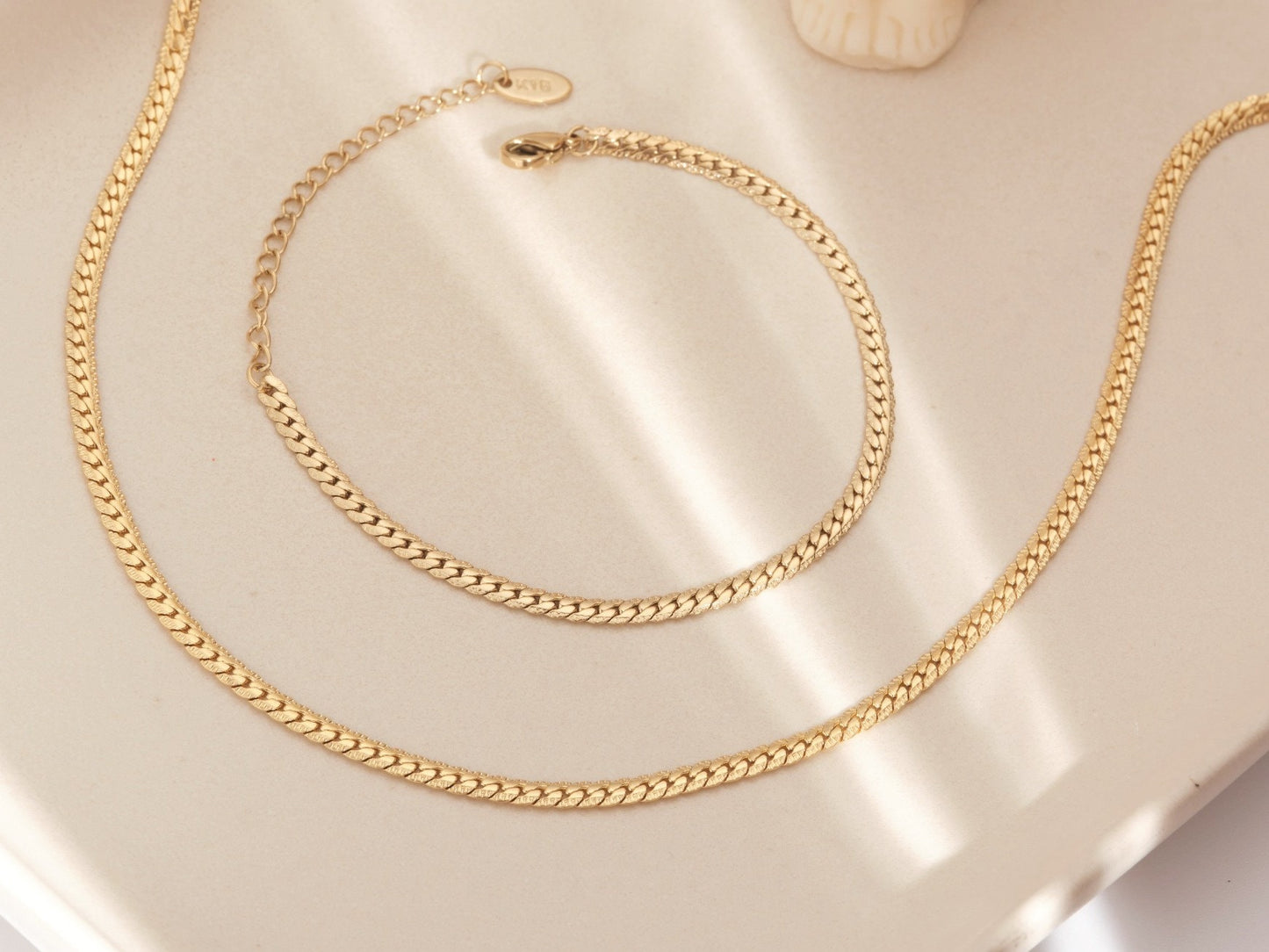 Gold Herringbone Bracelet, Vintage Herringbone Bracelet, Gold Snake Chain Bracelet, Snake Bracelet, Gold Herringbone Chain, Gift bracelet