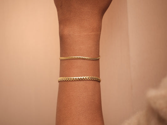 Gold Herringbone Bracelet, Vintage Herringbone Bracelet, Gold Snake Chain Bracelet, Snake Bracelet, Gold Herringbone Chain, Gift bracelet