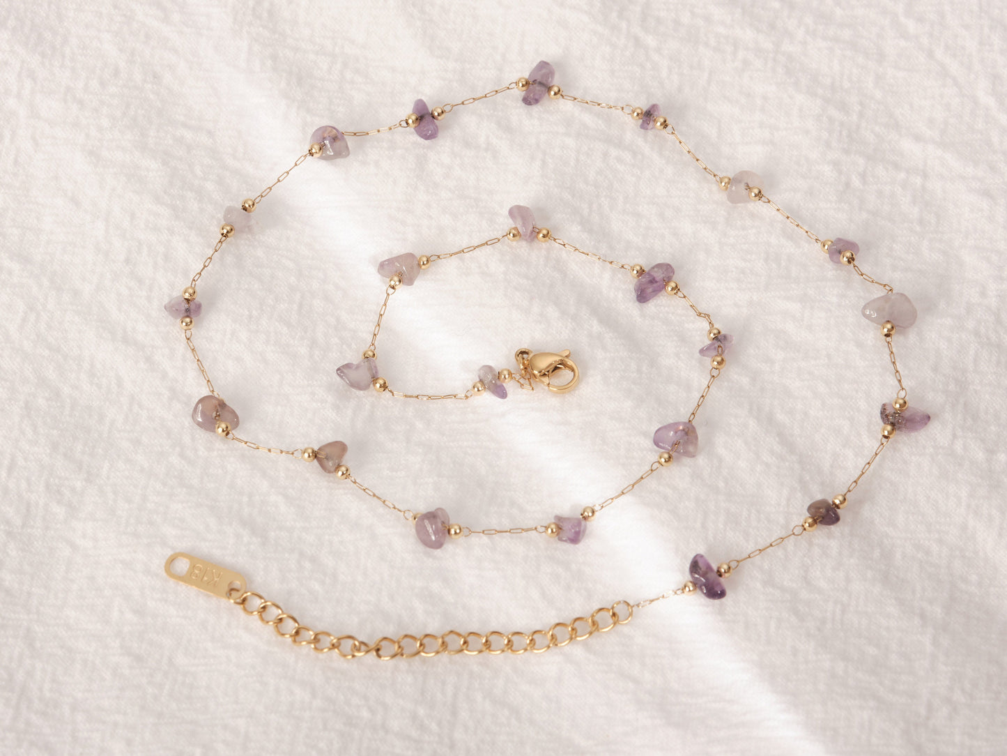 Gold beaded chain, Gold bead chain necklace, gold beads chain necklace, gold necklace, waterproof necklace, layering chains, gold chain set