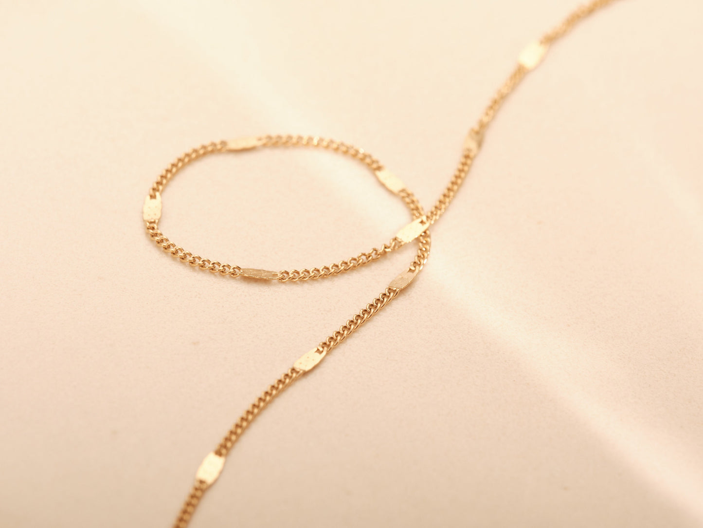 Gold Chain Choker Necklace, Triple Layer Choker, Gold Choker Necklace, Chain Necklace, Part Flat Curb Chain Necklace, Waterproof, Gift