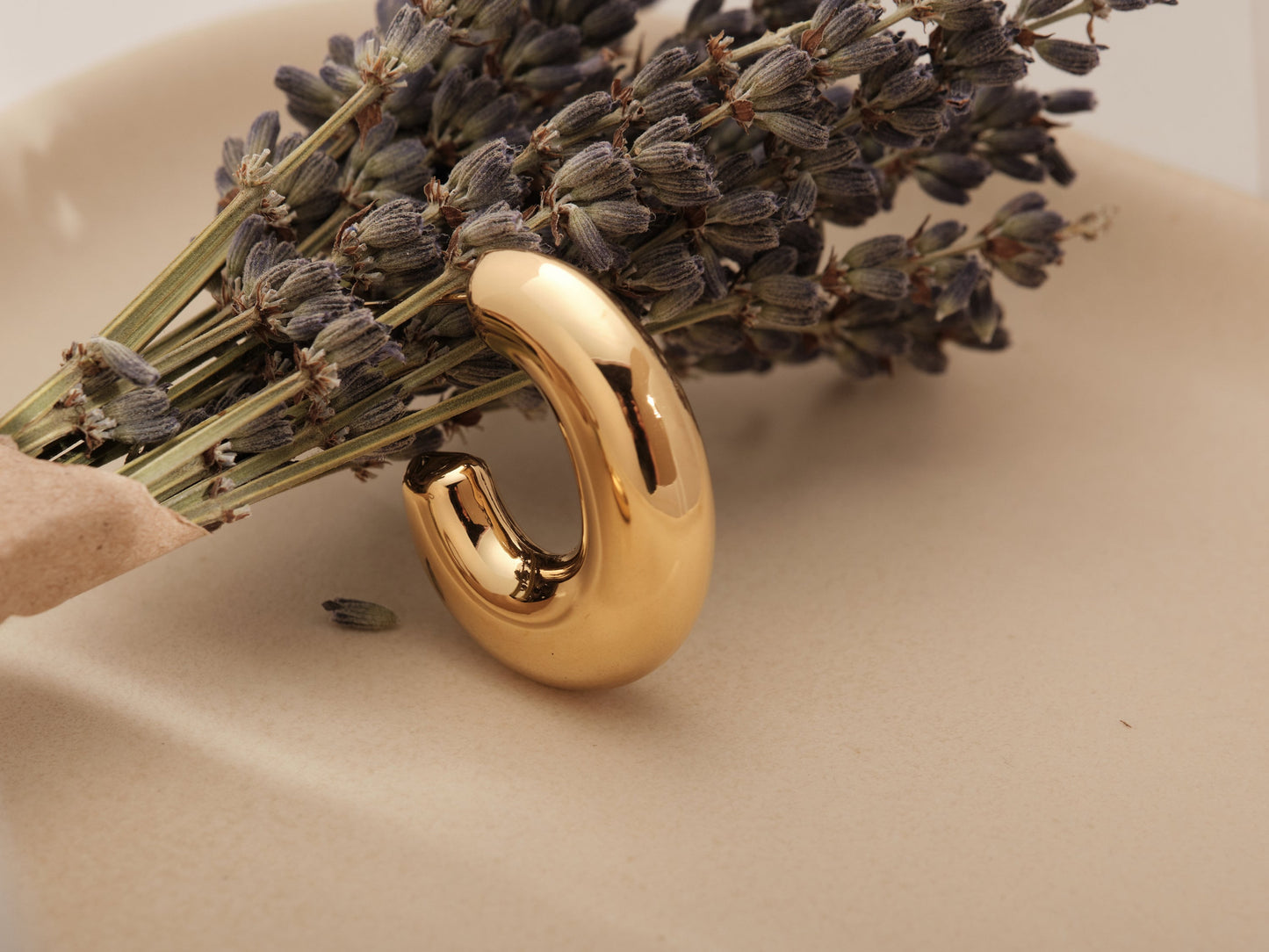 Gold Tube Earrings, Gold Bubble Hoops, Gold Hollow Tube Hoops, Gold Hoops, Gold Thick Hoops, Gold Chunky Bubble Hoops, Hollow, Lightweight