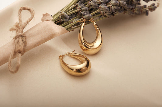 Gold Hollow Bubble Hoops, Gold Bubble Hoop Earrings, Bubble Earrings, Gold Hoop Earrings, Antitarnish Earrings, Statement Earrings