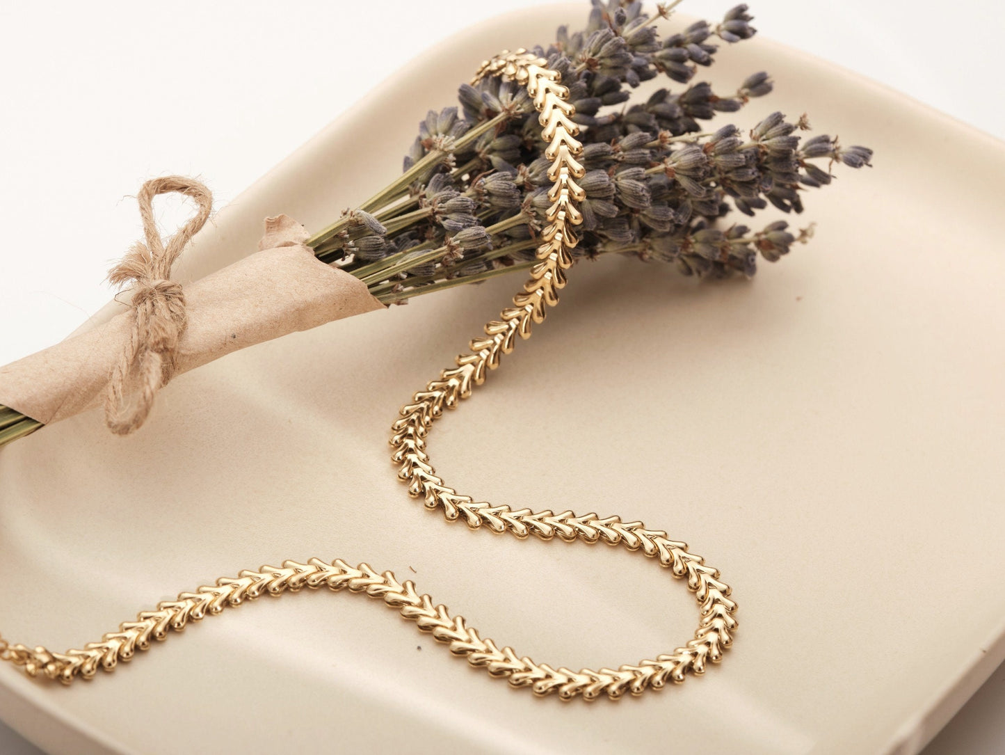 Gold Fishbone Chain Necklace, Fishbone Necklace Gold Chain Choker, Thick Fishbone Choker, Wide Chain Choker, Gold Choker Necklace waterproof