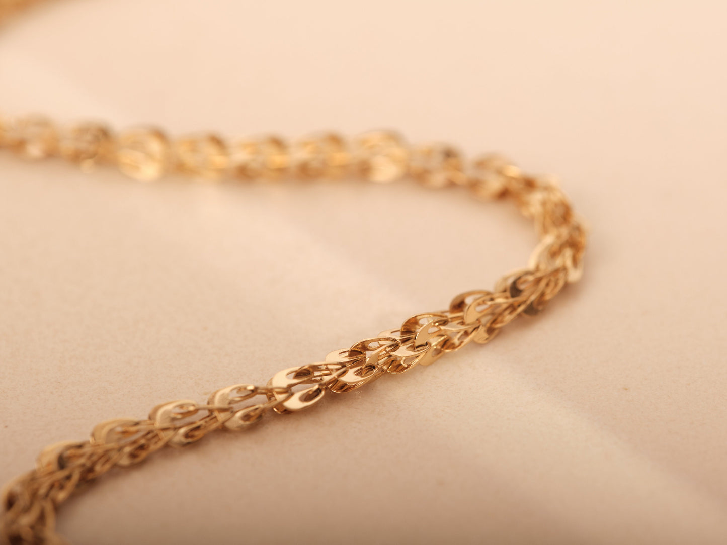 Gold Chain Necklace, Vintage Necklace, Gold Necklace, Thick Chain Necklace, Chunky Chain Necklace, Herringbone Chain, Gold Chain Waterproof