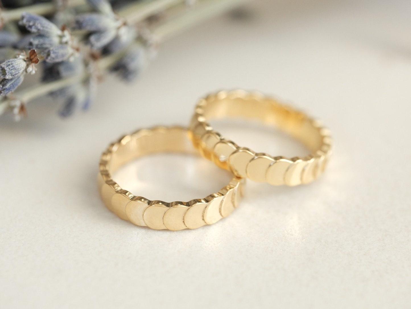 Gold Ring, Gold Stacking Ring, Gold Band Ring, Chain Ring, Statement Ring, Stylist Ring, Dainty Ring, Minimalist ring, waterproof ring