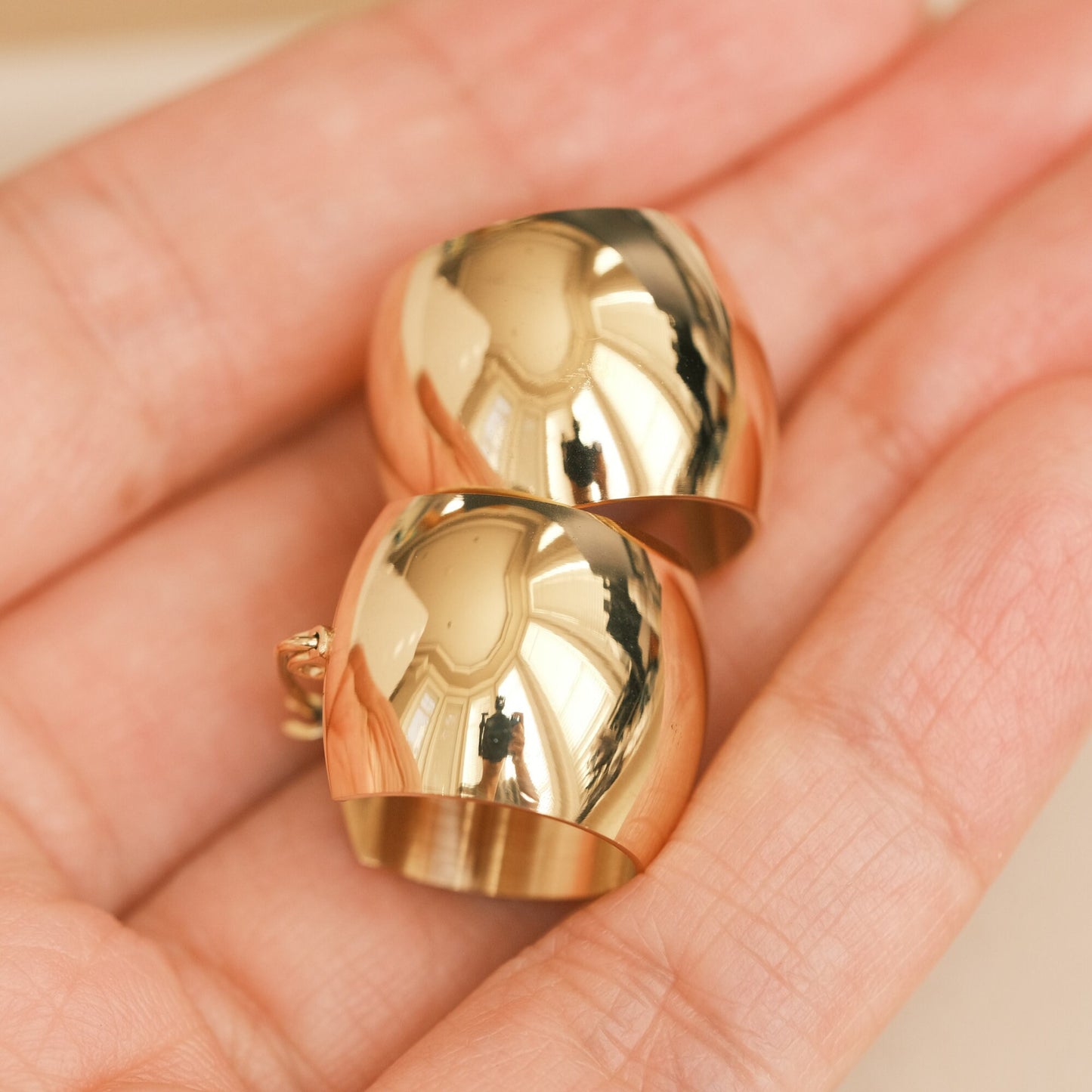 Gold Hollow Hoops, Bubble Hoops, Gold Bubble Earrings, Boho Earring, Gold Hoop Earring, Gold Earring, Antitarnish Earring, Statement Earring