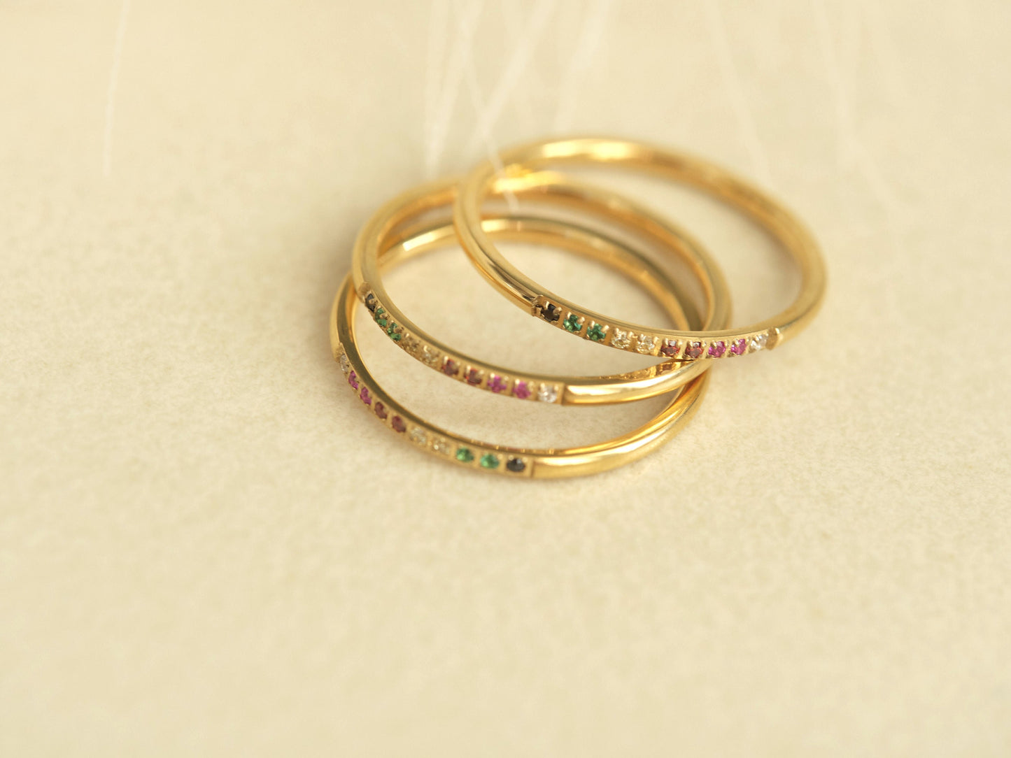 Gold Stacking Ring, Dainty Ring, Tiny Gold Ring, cz ring, Thin Ring, Minimalist Jewelry, Skinny Stacking Ring, Plain Gold Ring, Gift for her