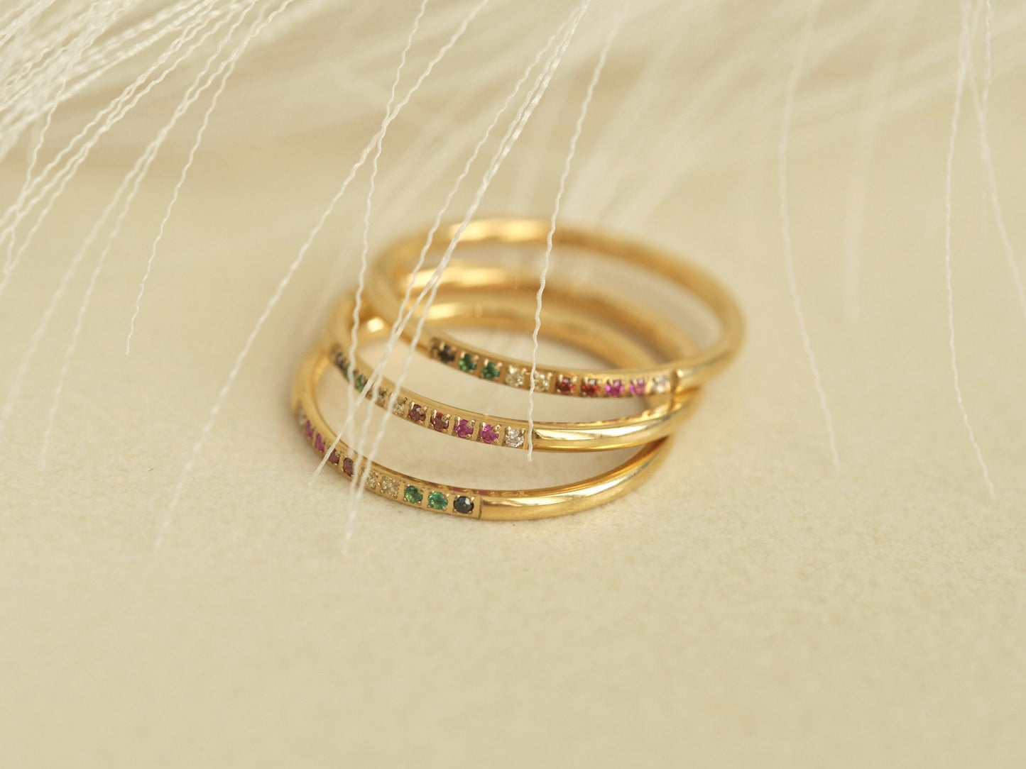 Gold Stacking Ring, Dainty Ring, Tiny Gold Ring, cz ring, Thin Ring, Minimalist Jewelry, Skinny Stacking Ring, Plain Gold Ring, Gift for her