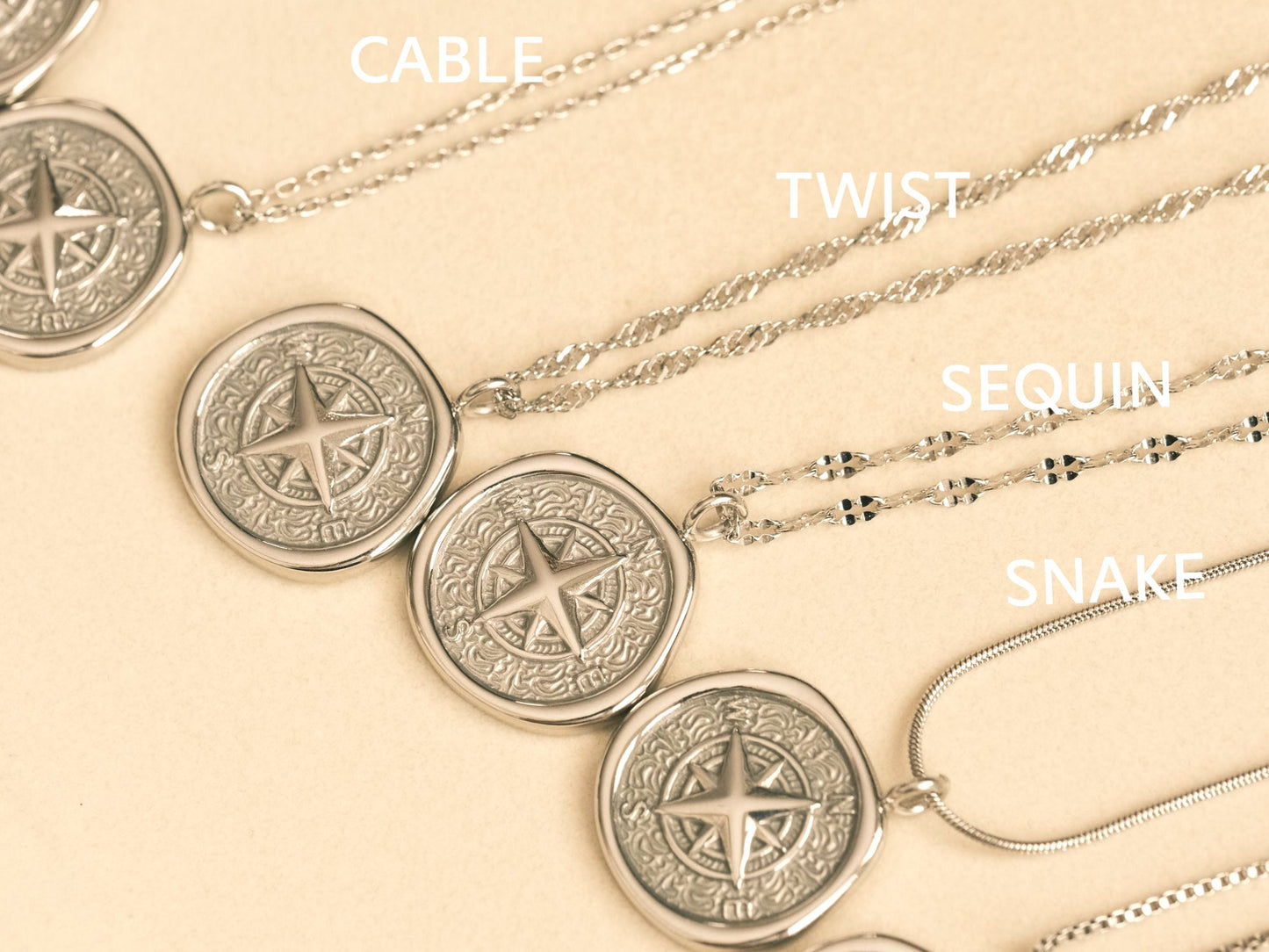 Graduation gift, compass necklace, travelers necklace, Silver necklace, North star necklace, necklace gifts for women, coordinates necklace