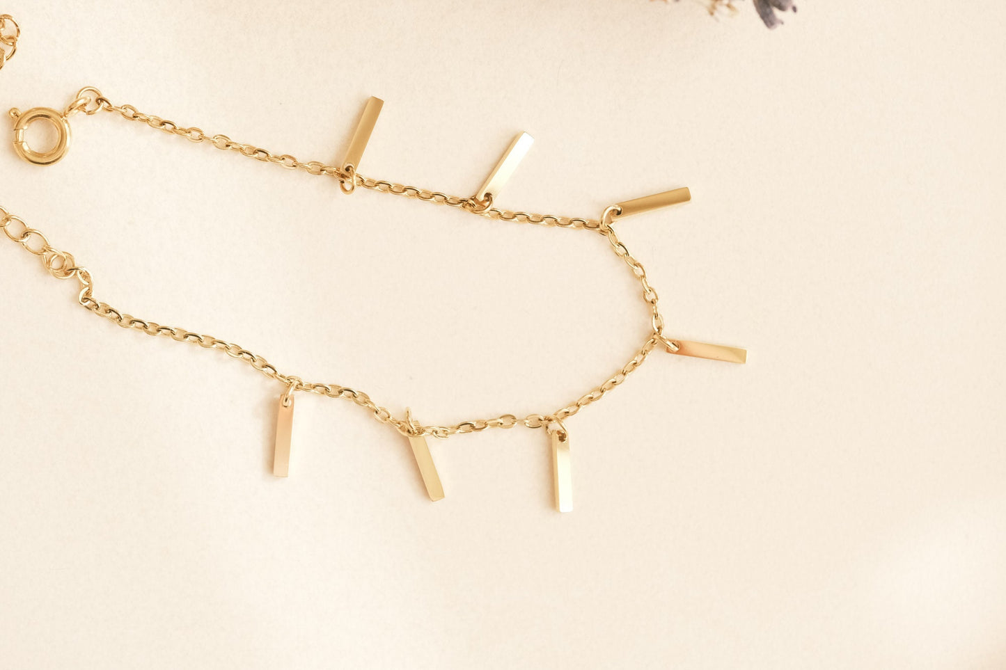 Gold Tassel Bracelet Gold Bracelet Gold Dainty Bracelet Gold Chain Bracelet Cute Bracelet Gift for Her Christmas Gift Stainless Steel