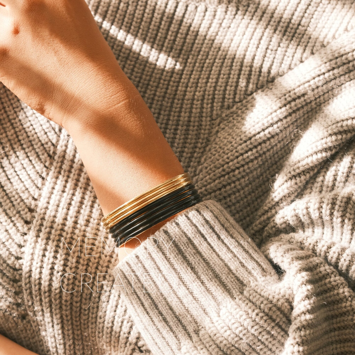 Black Bangle Bracelet, Gold Black Bangle for Women Plain Bangle Classic Slip On Bangle Tarnish Free Bangle Stackable Bangles Stacking Bangle